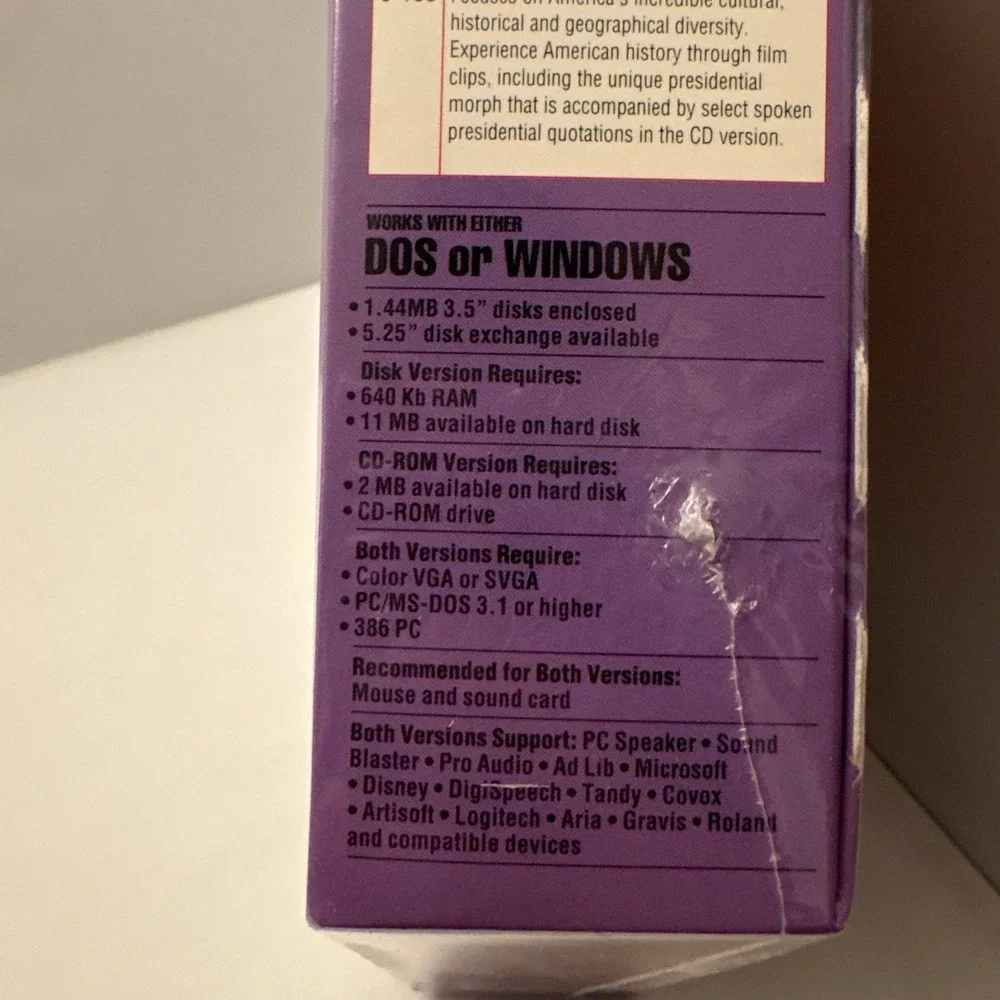Knowledge Adventure America Adventure PC Game‎ CD-ROM DOS Windows JumpStart Vtg